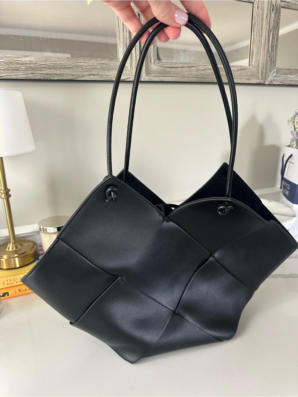 Bob Ore Taylor Tote Bag in Black Leather